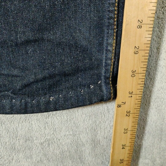 Aeropostale Jeans Mens 33 x 31 Blue Straight Denim Basic‎ Normcore - Picture 6 of 8